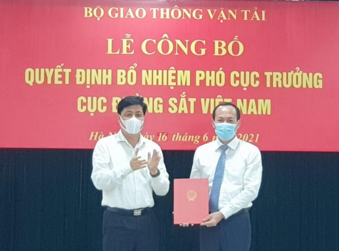 cục Đường sắt có tân phó cục trưởng